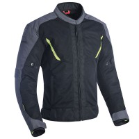 Oxford Delta 1.0 Air Textile Jacket - Black / Grey / Fluo Yellow