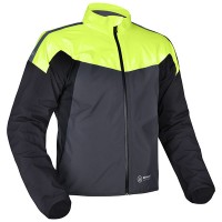 Oxford Rainseal Pro Jacket - Grey / Black / Fluo