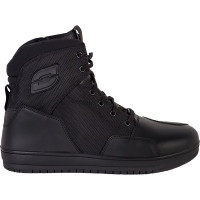 Ozone Spin Leather Boots - Black