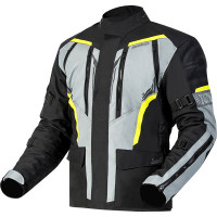 Ozone Tour III Textile Jacket - Black / Grey / Fluo Yellow