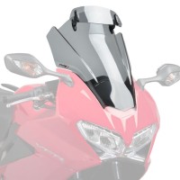 Puig Touring Windscreen With Visor Smoke - Honda VFR800F