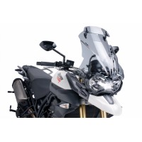 Puig Touring Windscreen With Visor Smoke - Triumph Tiger 800/XC