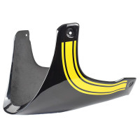 Pyramid Belly Pan Metallic Diablo Black/Metallic Yellow - Kawasaki Z 900 RS SE (22>))