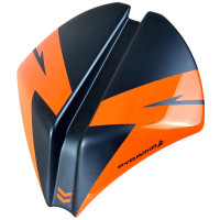 Pyramid Fly Screen Gloss Orange / Matt Blue - KTM 1290 Superduke R (20>) / R Evo (22>)