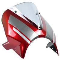 Pyramid Fly Screen Red Hopper Scheme - Triumph Speed Twin 1200 (19>)