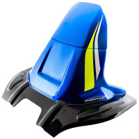 Pyramid Hugger Metallic Blue with yellow & White Stripes - Suzuki GSX-R1000 (17>)