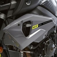 Pyramid Sport Fairing Panel Gloss Grey - Yamaha MT-10