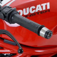 R&G Racing Bar End Sliders - BE0101BK - Ducati Monster 1200R