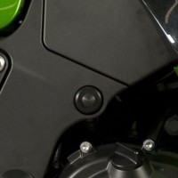 R&G Racing Front Upper Frame Inserts (Pair) - Kawasaki ZZ-R1400 ABS