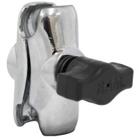 RAM Mounts Short Chrome Double Socket Arm