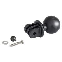 RAM Mounts 1" Diameter Ball with custom GoPro Hero & Garmin Virb X/XE Adaptor