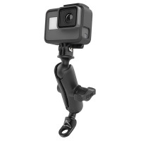 RAM Mounts 9mm Angled Bolt Head Adaptor Ball Base with GoPro Adaptor