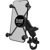RAM Mounts X-Grip Large Phone Mount with Handlebar U-Bolt Base