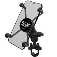 RAM Mounts X-Grip Large Phone Mount with Handlebar U-Bolt Base