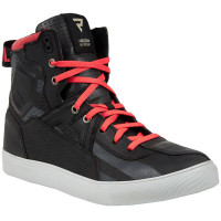 Rebelhorn Vandal Leather Boots - Black / Red