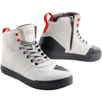 Rebelhorn Spike Leather Boots - Grey / Black