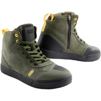 Rebelhorn Spike Leather Boots - Olive