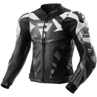 Rebelhorn Inferno Leather Jacket - Black / White