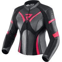 Rebelhorn Ladies Rebel Leather Jacket - Pink / Black