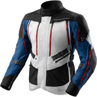 Rebelhorn Hardy 3.0 Textile Jacket - Blue / Grey / Red