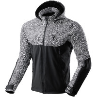 Rebelhorn Slash Softshell Textile Jacket - Spider Black / White