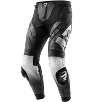 Rebelhorn Inferno Leather Trousers - Black / White