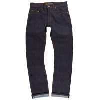 Resurgence Pekev Skinny Cafe Racer Jeans - Raw Dark Blue