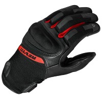 Rev'it Striker 3 Leather & Textile Gloves - Black / Red