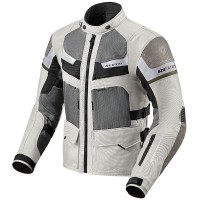 Rev'it Cayenne Pro Textile Jacket - Light Grey / Green