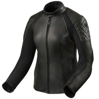 Rev'it Ladies Luna Leather Jacket - Black