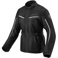 Rev'it Ladies Voltiac 2 Textile Jacket - Black / Silver