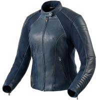 Rev'it Ladies Coral Leather Jacket - Blue