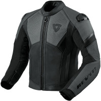 Rev'it Matador Leather Jacket - Black / Anthracite