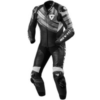 Rev'it Apex One Piece Leather Suit - Black / White