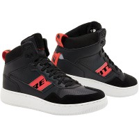 Rev'it Pacer Textile Boots - Black / Neon Red