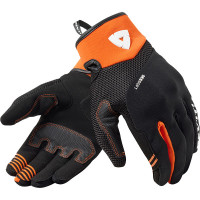 Rev'it Endo Textile Gloves - Black / Orange