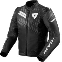 Rev'it Apex H2O Textile Jacket - Black / White