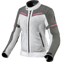 Rev'it Ladies Airwave 3 Textile Jacket - Silver / Pink