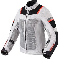 Rev'it Ladies Tornado 3 Textile Jacket - Silver / Black