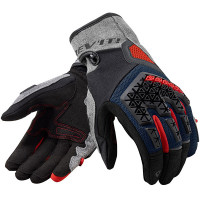 Rev'it Mangrove Textile Gloves - Silver / Blue