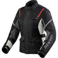 Rev'it Ladies Horizon 3 H2O Textile Jacket - Black / Red