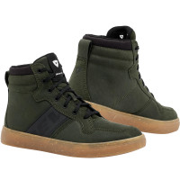 Rev'it Kick Leather Boots - Dark Green / Brown