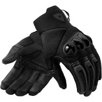 Rev'it Speedart Air Leather Gloves - Black / Black