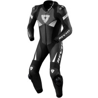 Rev'it Argon 2 One Piece Leather Suit - Black / White