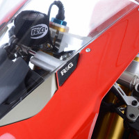 R&G Racing Mirror Blanking Plates - Ducati Panigale V4(S) / V4R / V2