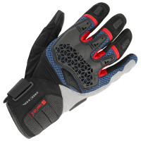 Richa Bogota Textile Gloves - Black / Blue / Red