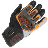 Richa Bogota Textile Gloves - Black / Orange