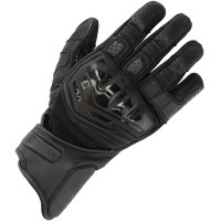 Richa Stradale Stealth Leather Gloves - Black / Black