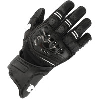 Richa Stradale Stealth Leather Gloves - Black / White