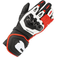 Richa Stradale Leather Gloves - Black / White / Red